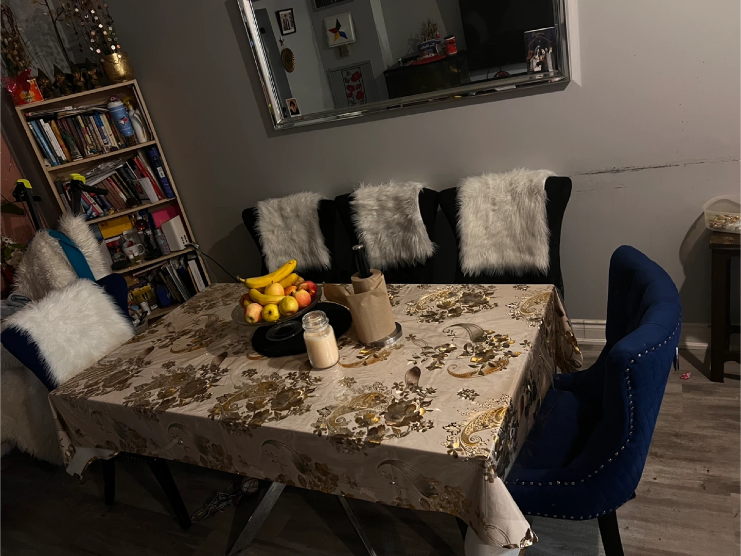 Dining glass Table Set with chairs - photo 2