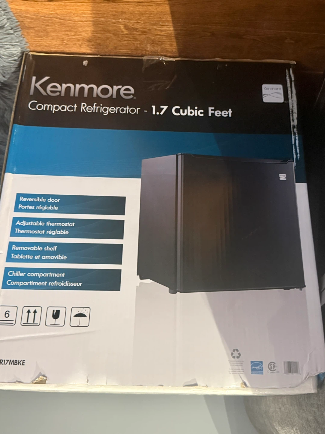 Kenmore 1.7 Cubic Feet Compact Refrigerator - photo 2