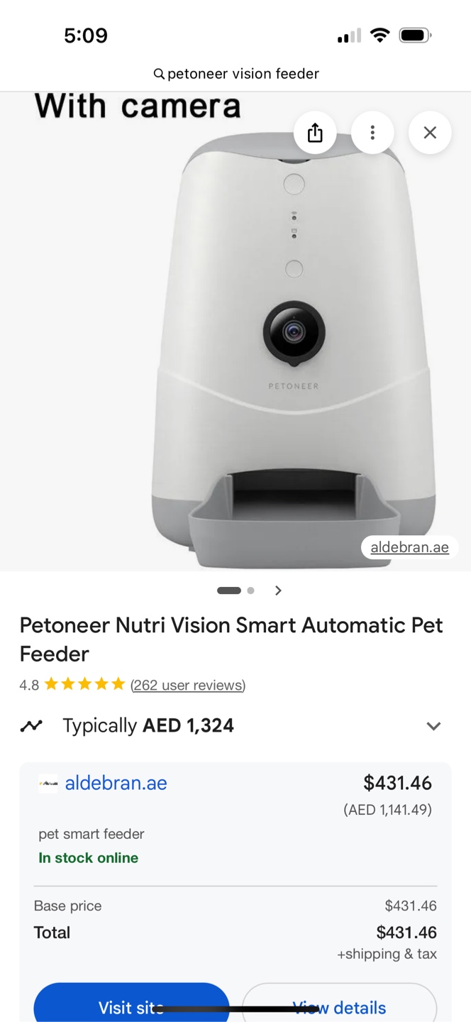Petoneer Nutri Vision Smart Automatic Pet Feeder - photo 2