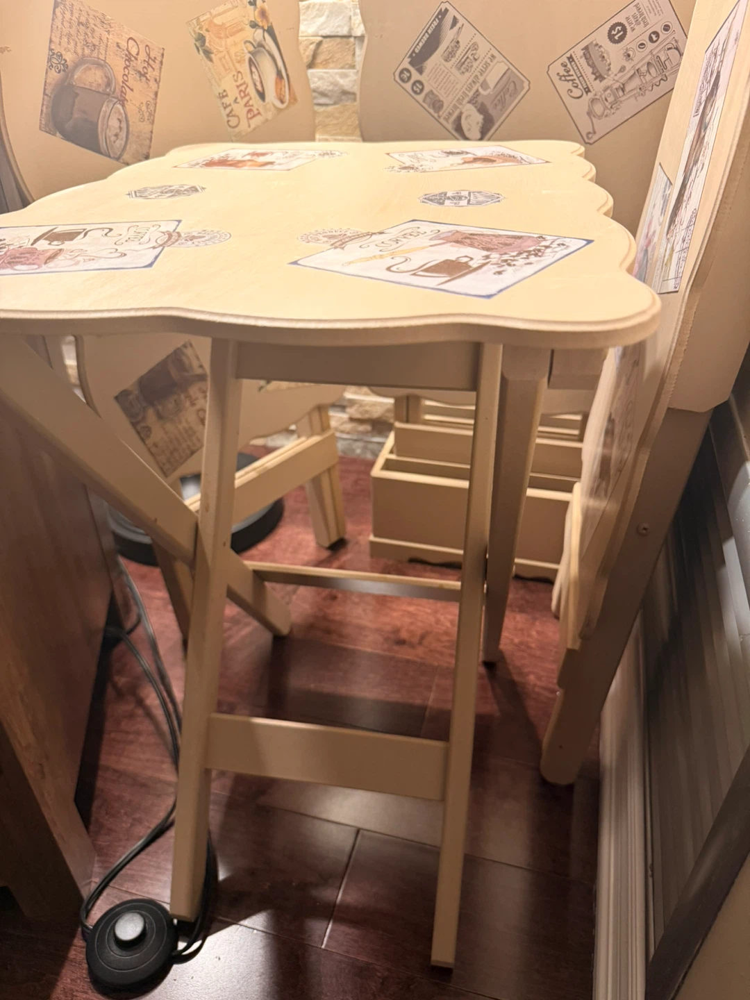 Set of 4 Folding Tables🏆 - photo 5