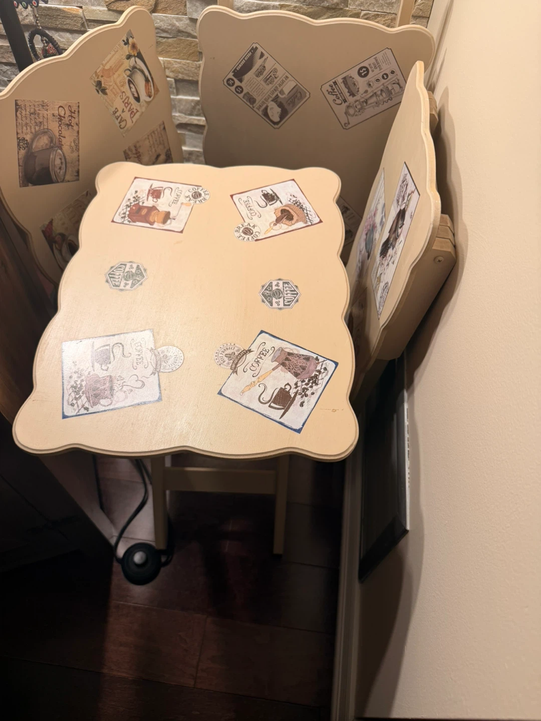 Set of 4 Folding Tables🏆 - photo 4