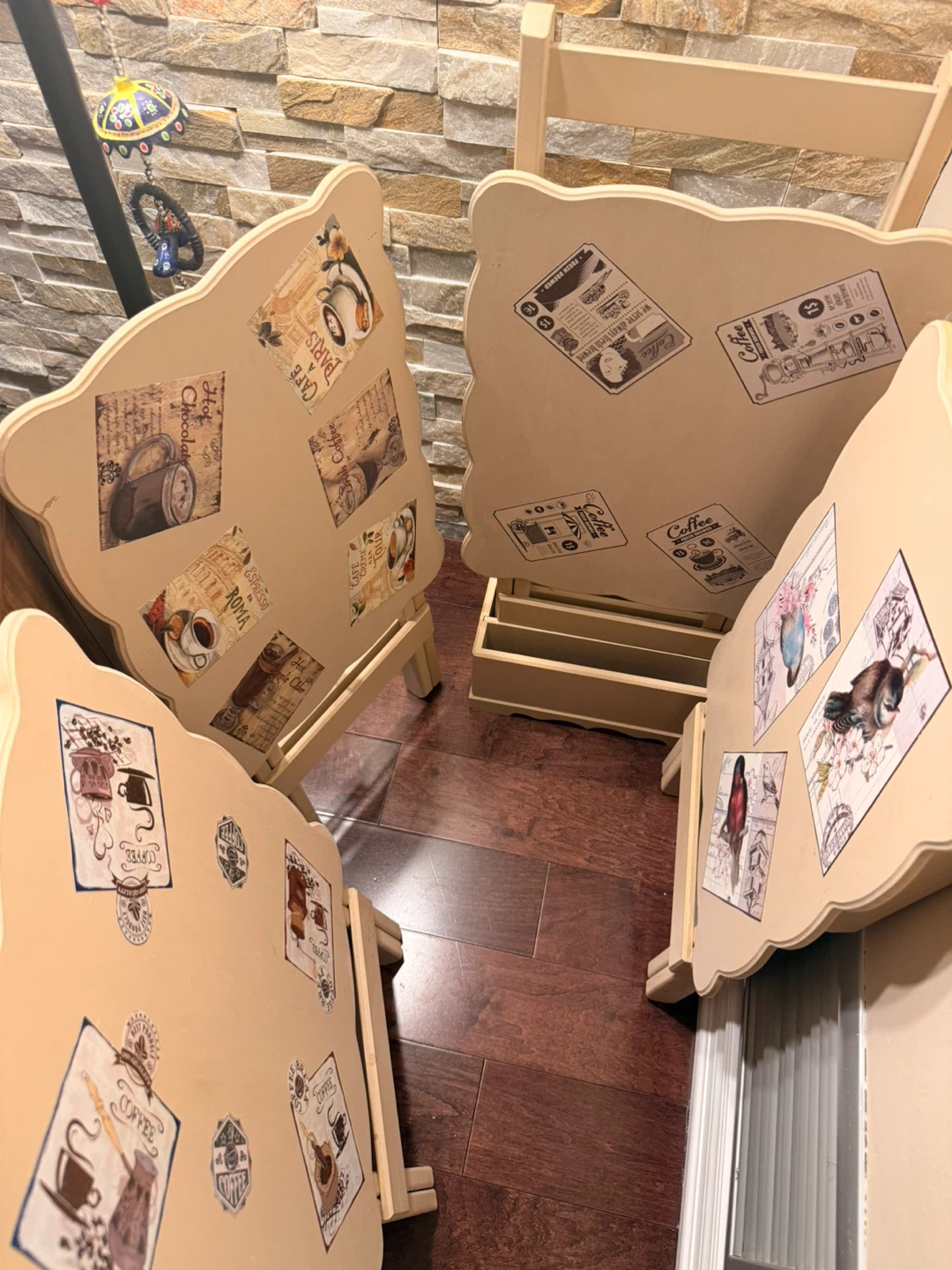 Set of 4 Folding Tables🏆 - photo 3
