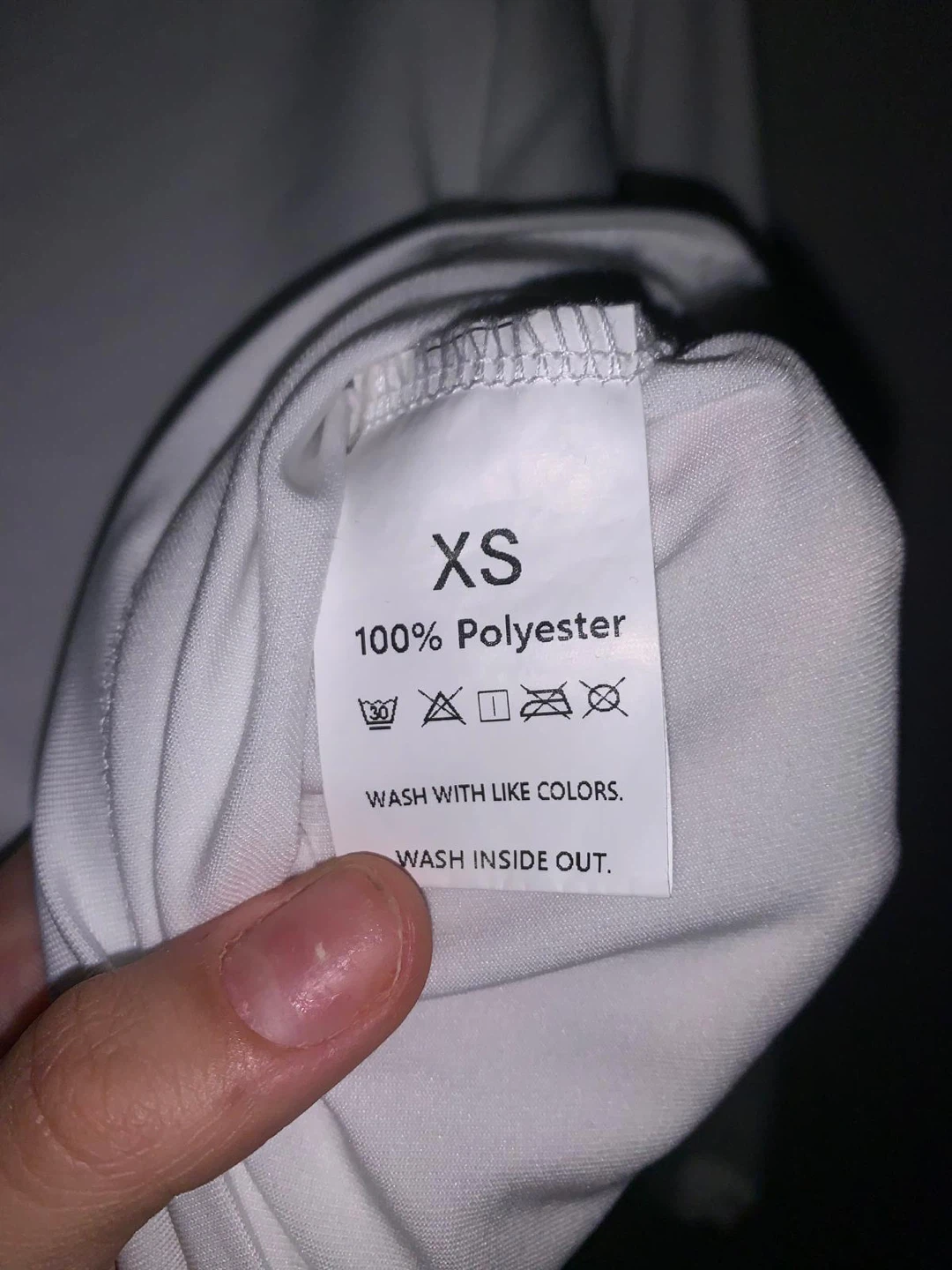White Long Sleeve Top - Size XS - photo 3