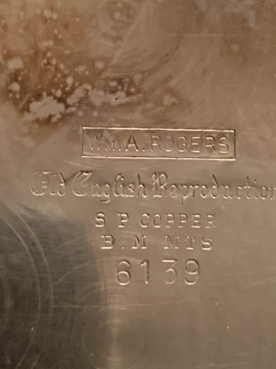 WM. A. Rogers Old English Reproduction Tray - photo 3