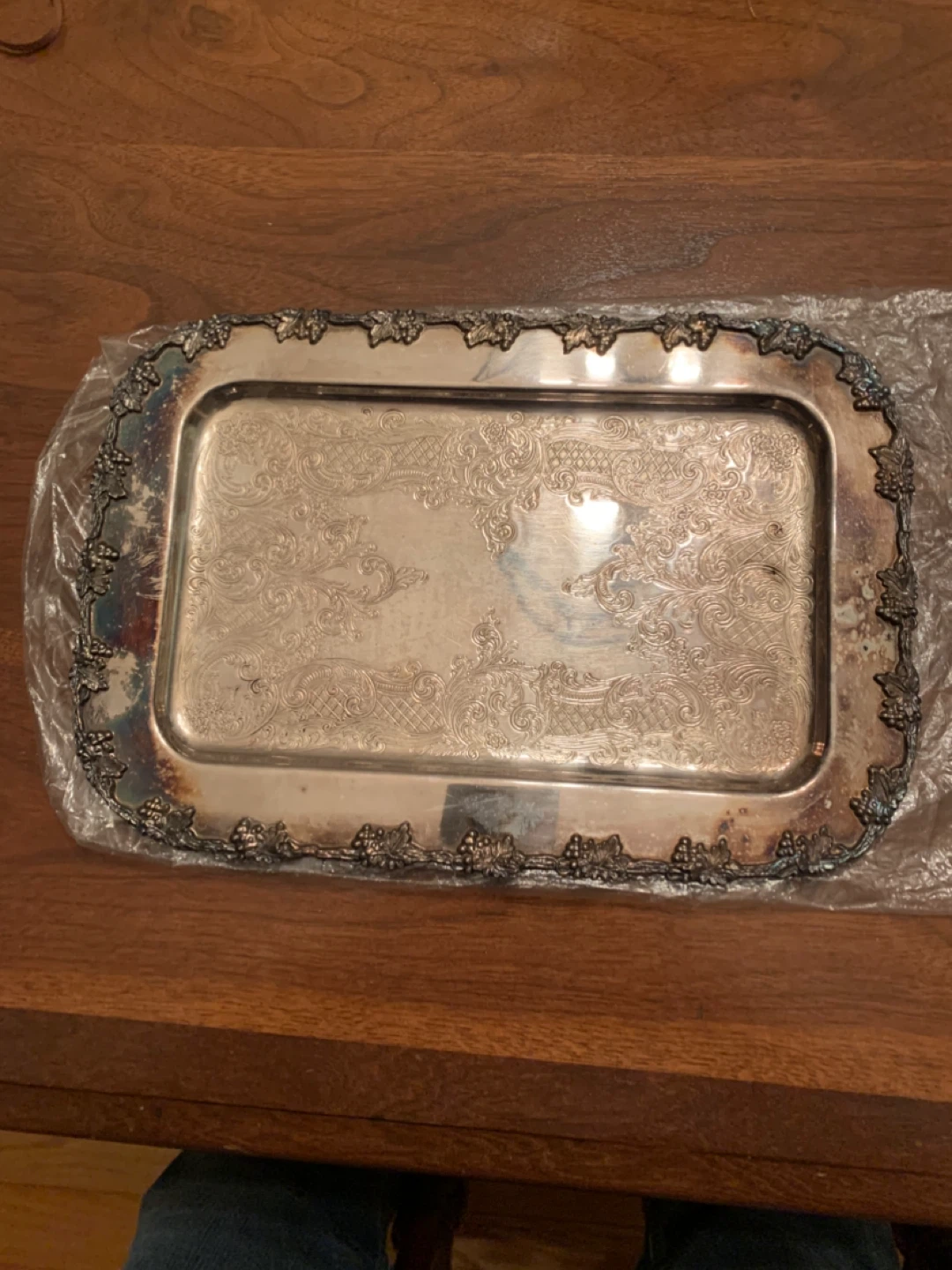 WM. A. Rogers Old English Reproduction Tray