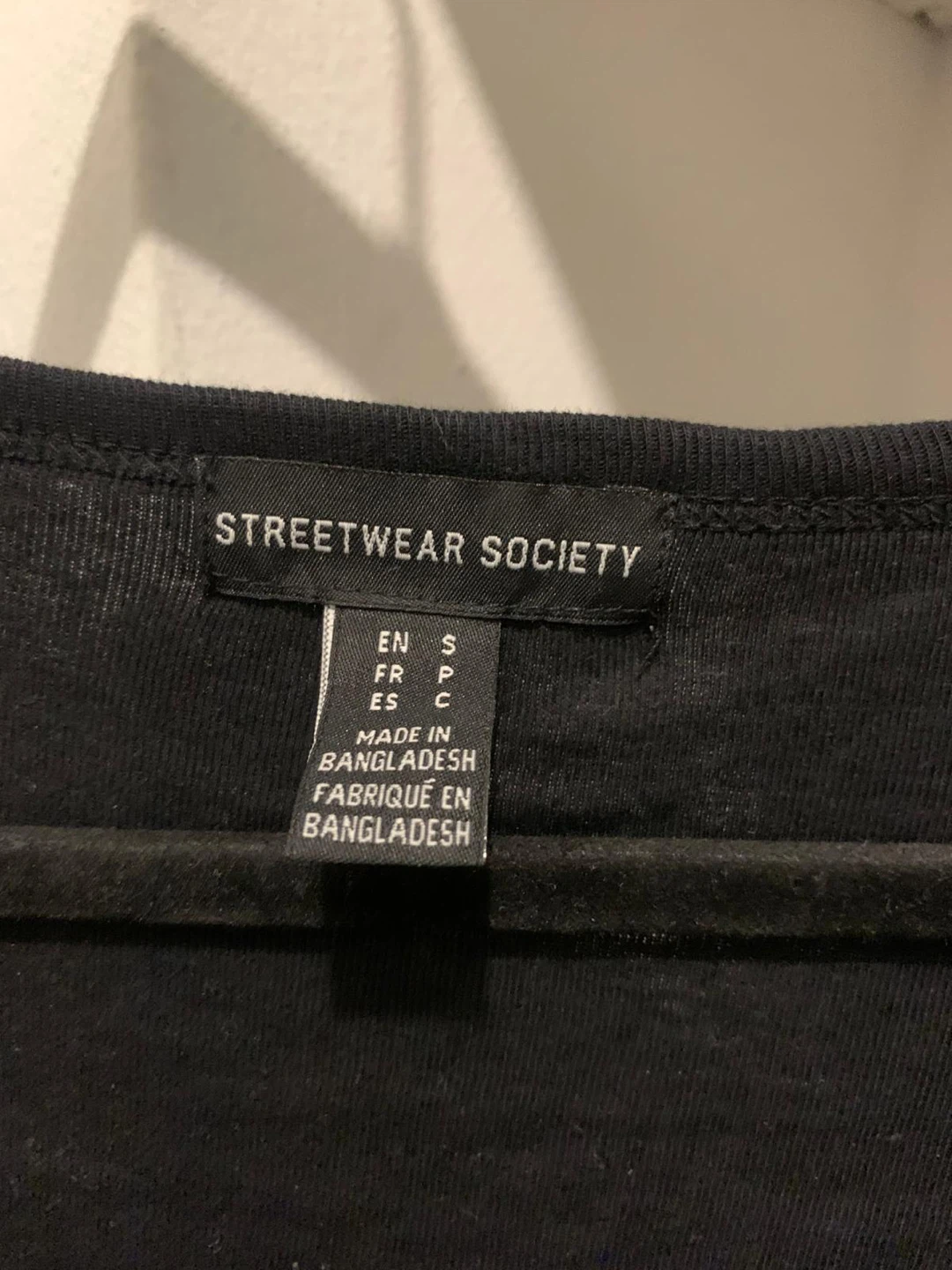 Streetwear Society Black Top - Size Small - photo 2