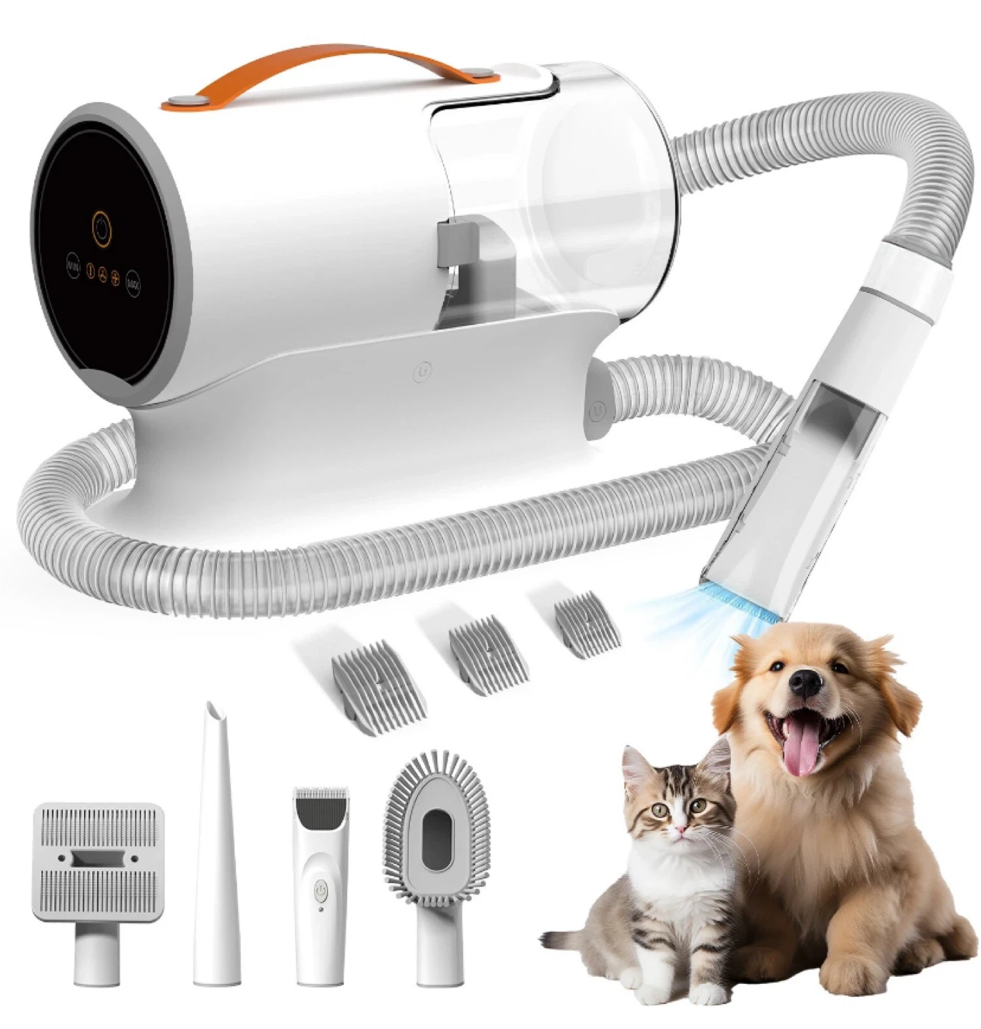 AIRROBO PG100 Pet Grooming Vacuum & 5 Grooming Tools (NEW!)