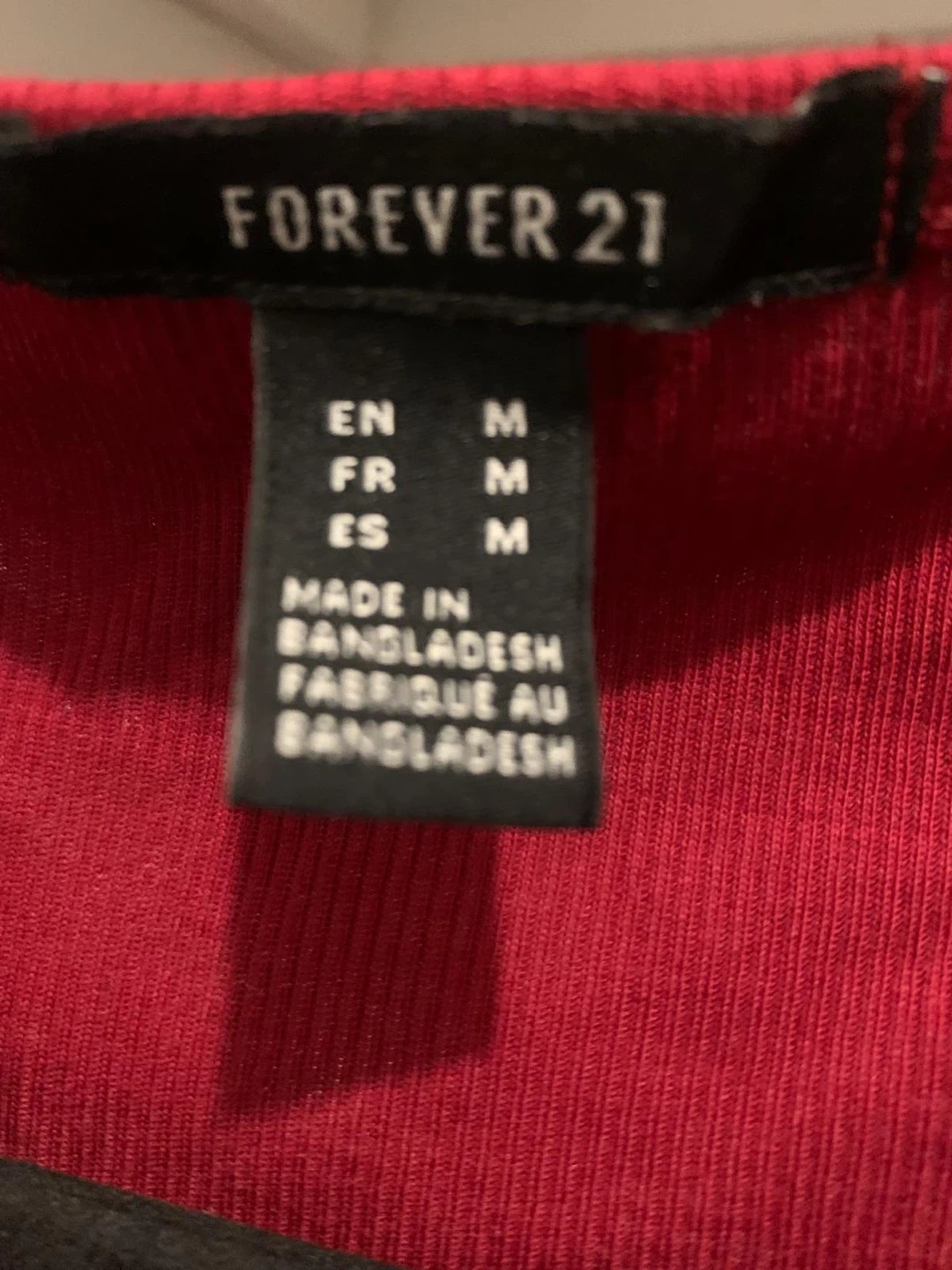Forever 21 Red T-Shirt - Size M - photo 2