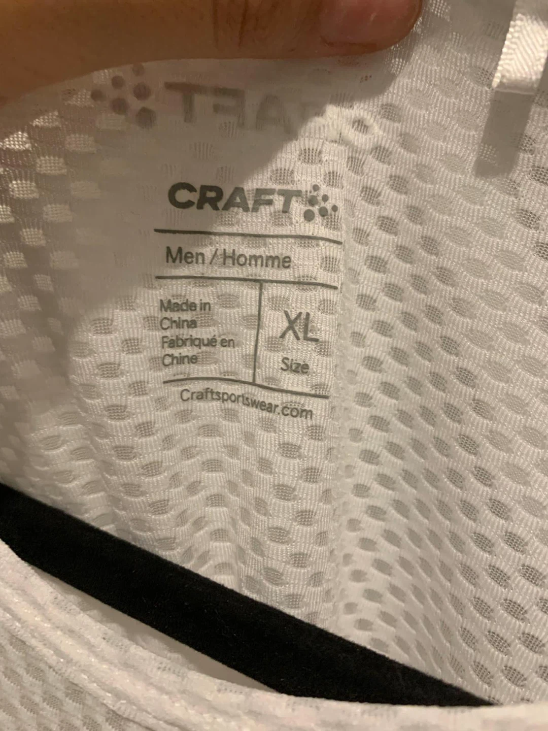 Craft Men's XL White Training Tank Top - photo 3