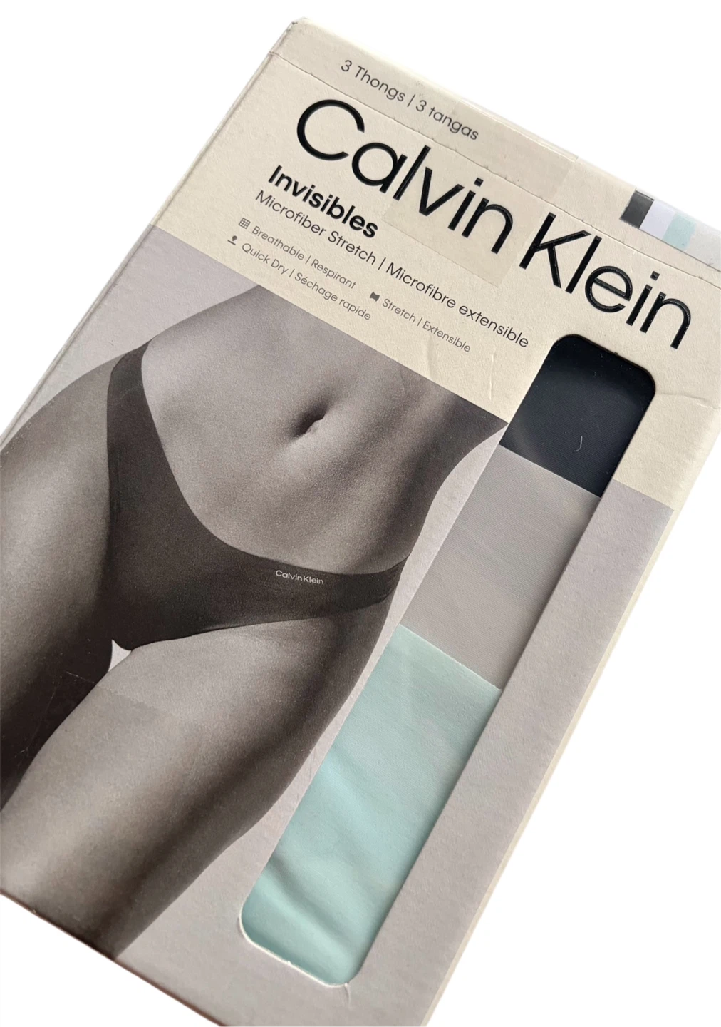 Calvin Klein Set of Three Microfiber Stretch Thongs (BNIB) - photo 3