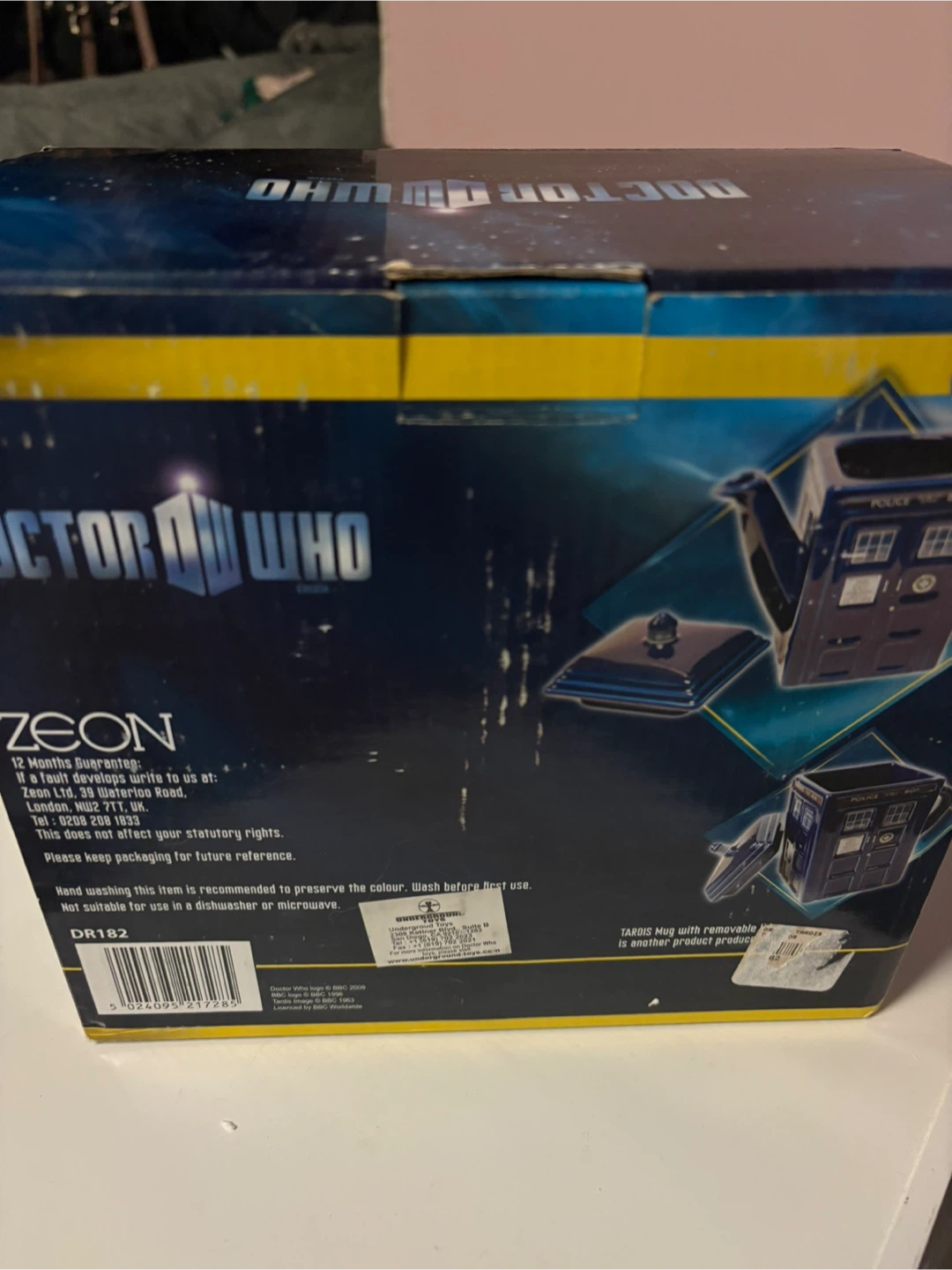 Original BBC Doctor Who TARDIS Teapot with Lid - photo 5