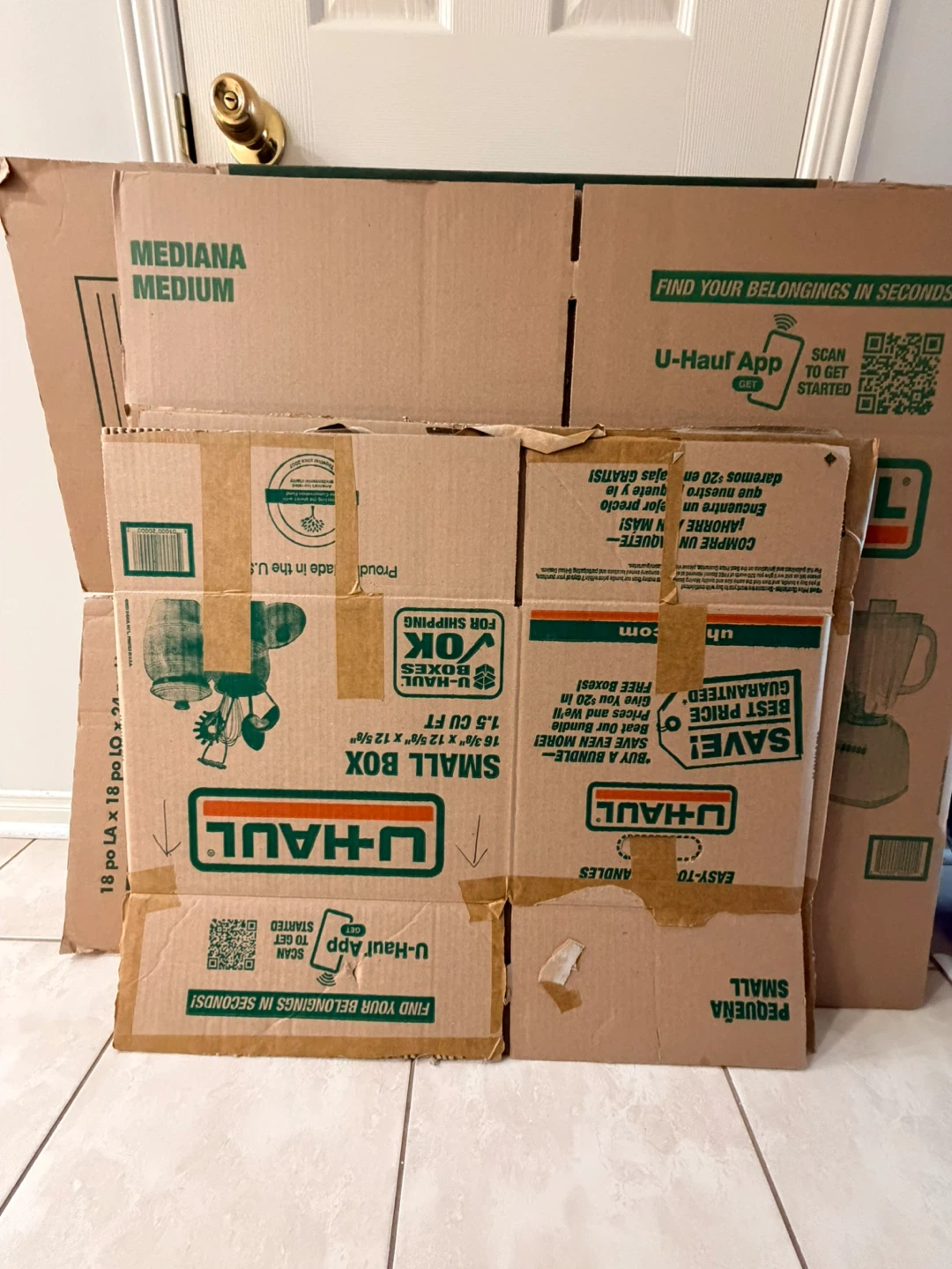 U HAUL moving boxes. New and used take all for $10