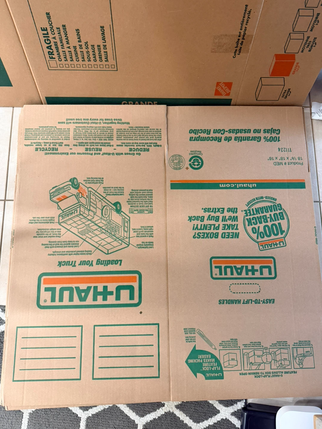 U HAUL moving boxes. New and used take all for $10 - photo 3