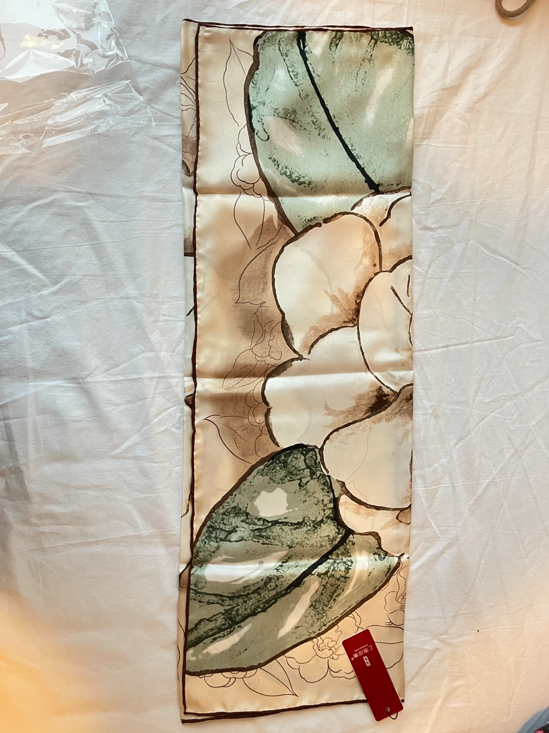 Shanghai Story Silk Scarf - Floral Design - photo 4