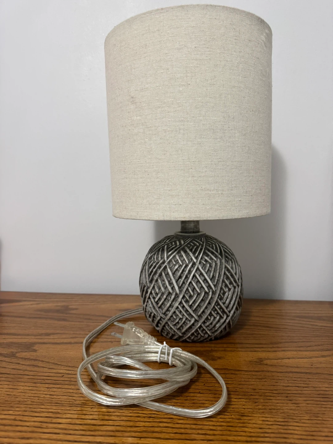 Table Lamp with Textured Base