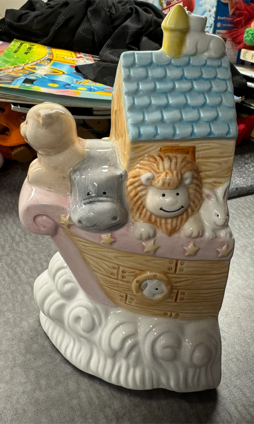Ceramic Noah's Ark Bookend (only 1 half)
