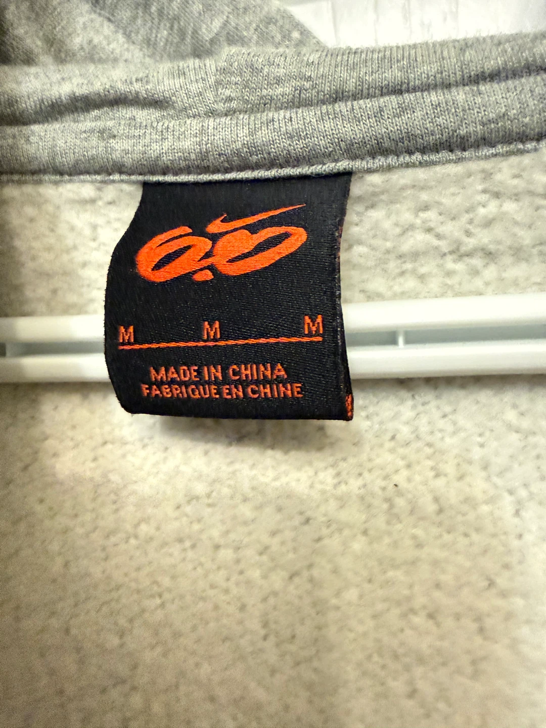 Nike SB Grey Full Zip Hoodie - Size M - photo 3
