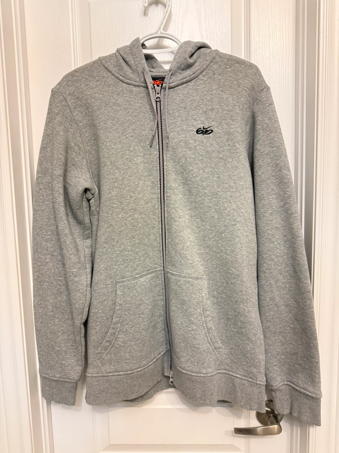 Nike SB Grey Full Zip Hoodie - Size M