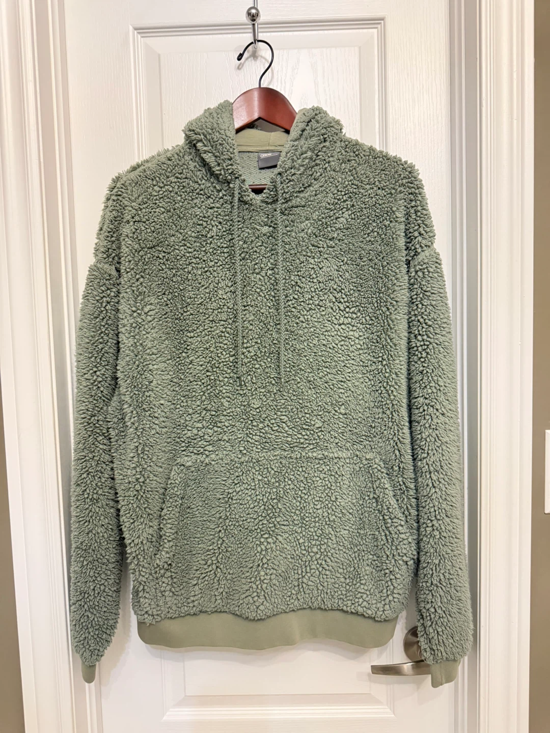 ASOS Green Sherpa Hoodie - Size M