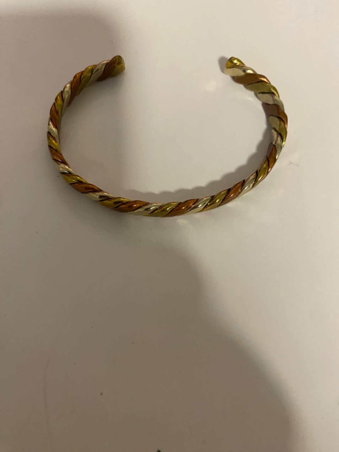 Mood ring and copper bracelet - photo 3