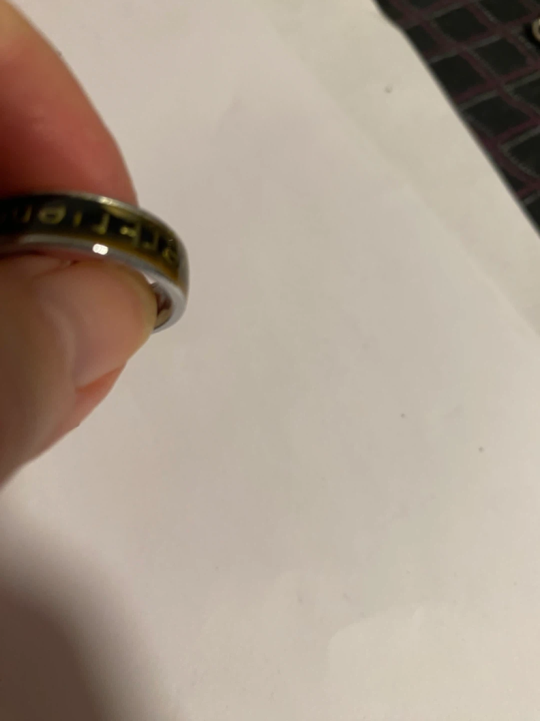 Mood ring and copper bracelet