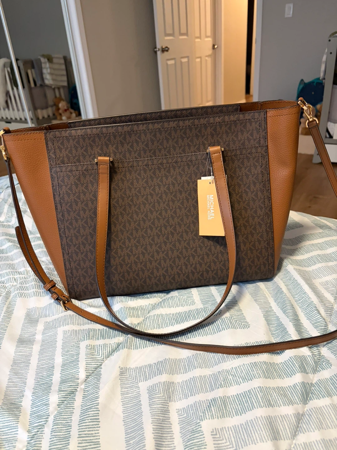 Michael Kors Maisie Large 3-in-1 Tote — Brown — NEW w/ Tags - photo 2