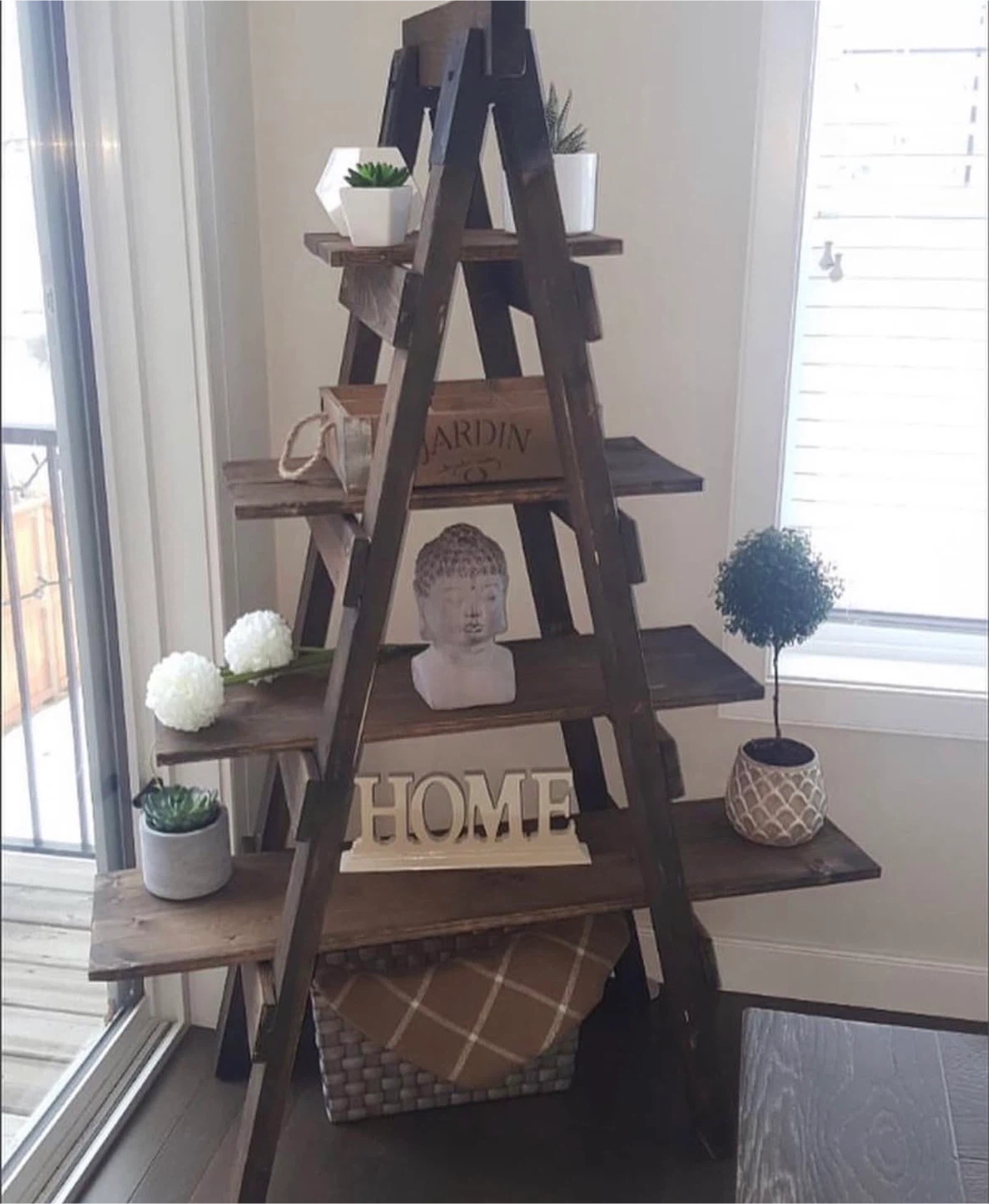 Rustic Ladder Shelf - custom made!