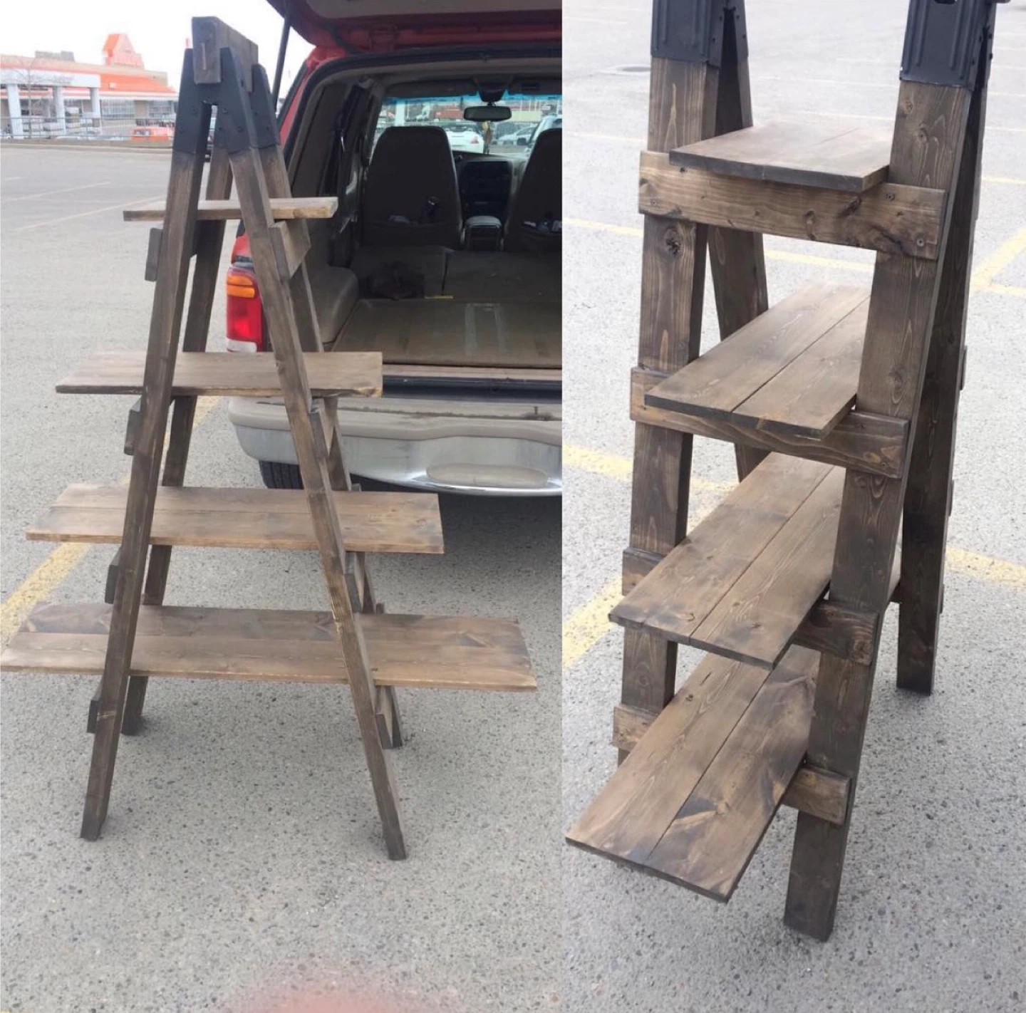 Rustic Ladder Shelf - custom made! - photo 3