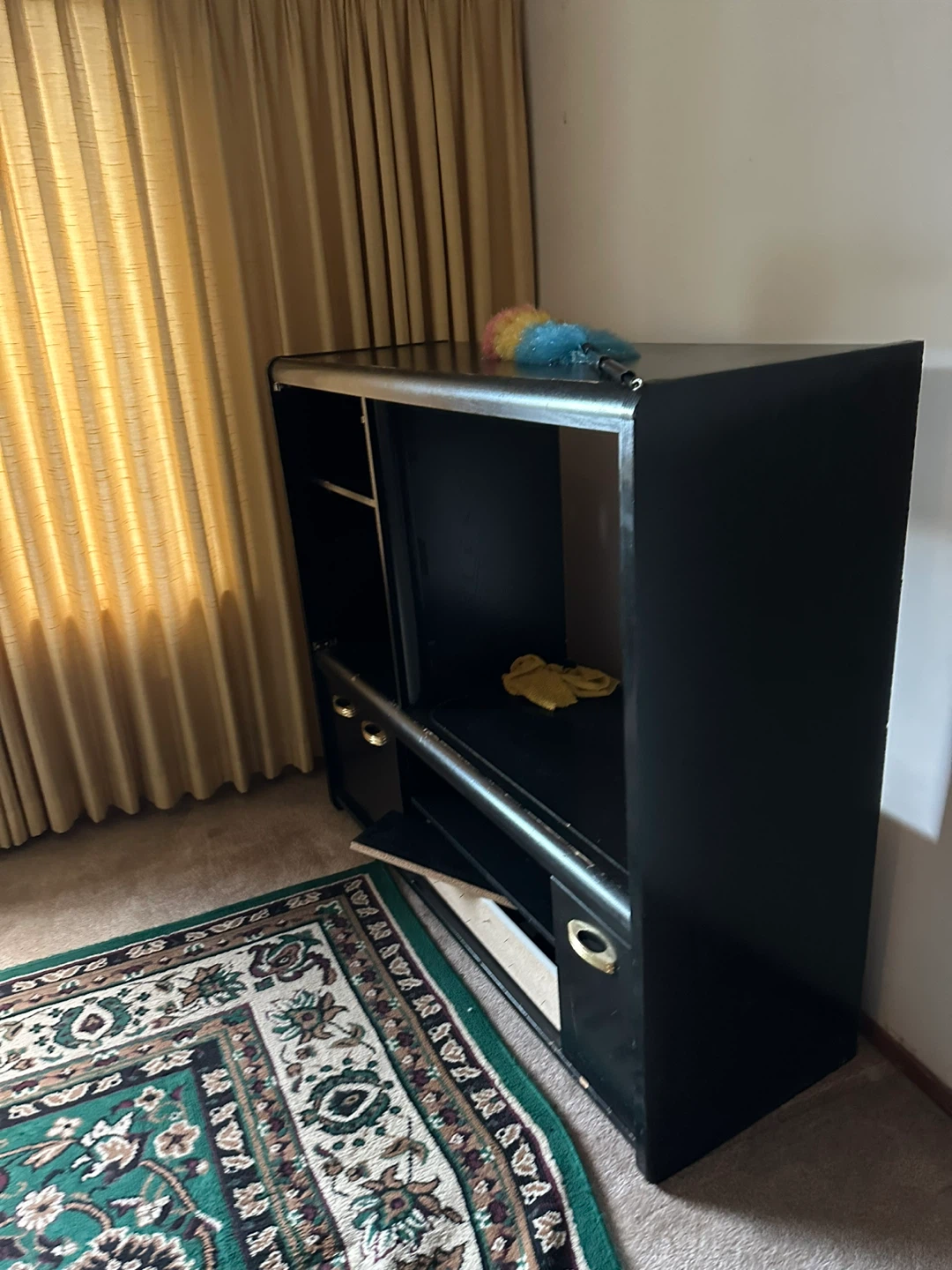 Black TV Stand/Entertainment Unit - photo 2