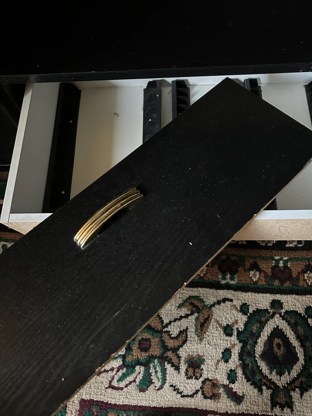 Black TV Stand/Entertainment Unit - photo 3