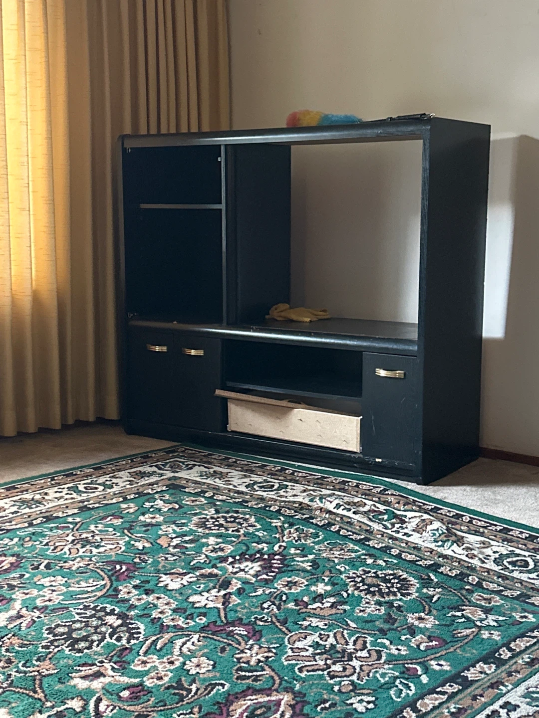 Black TV Stand/Entertainment Unit
