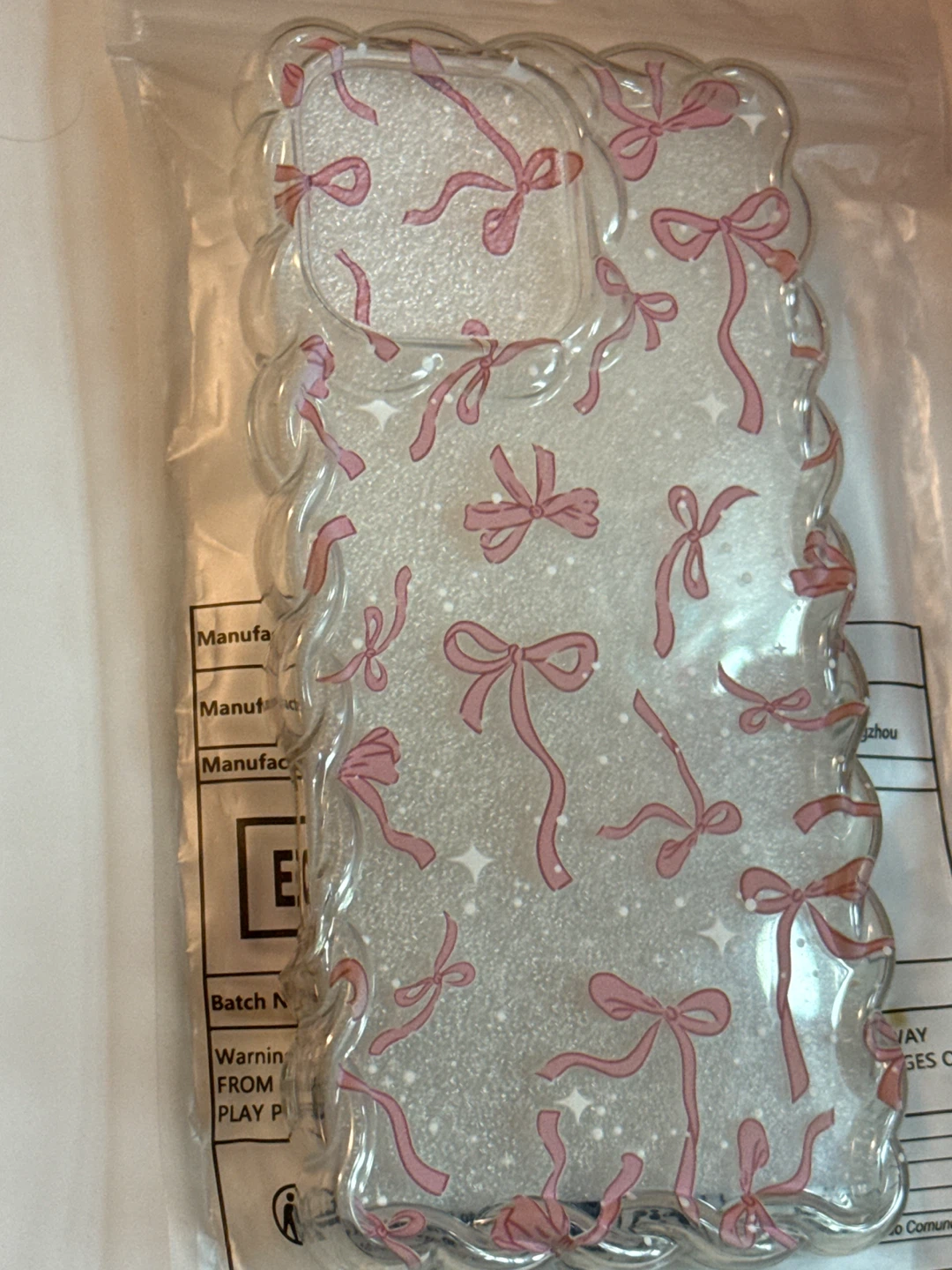 Transparent Ribbon iPhone 16 Pro Max Case