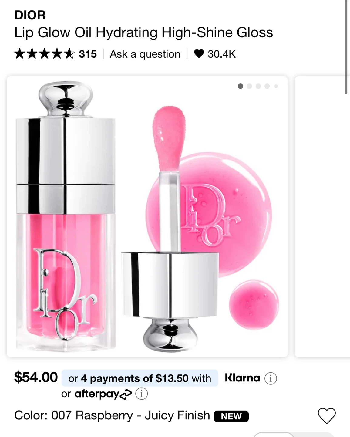 Dior Addict Lip Glow Oil - Raspberry and Pink - photo 2