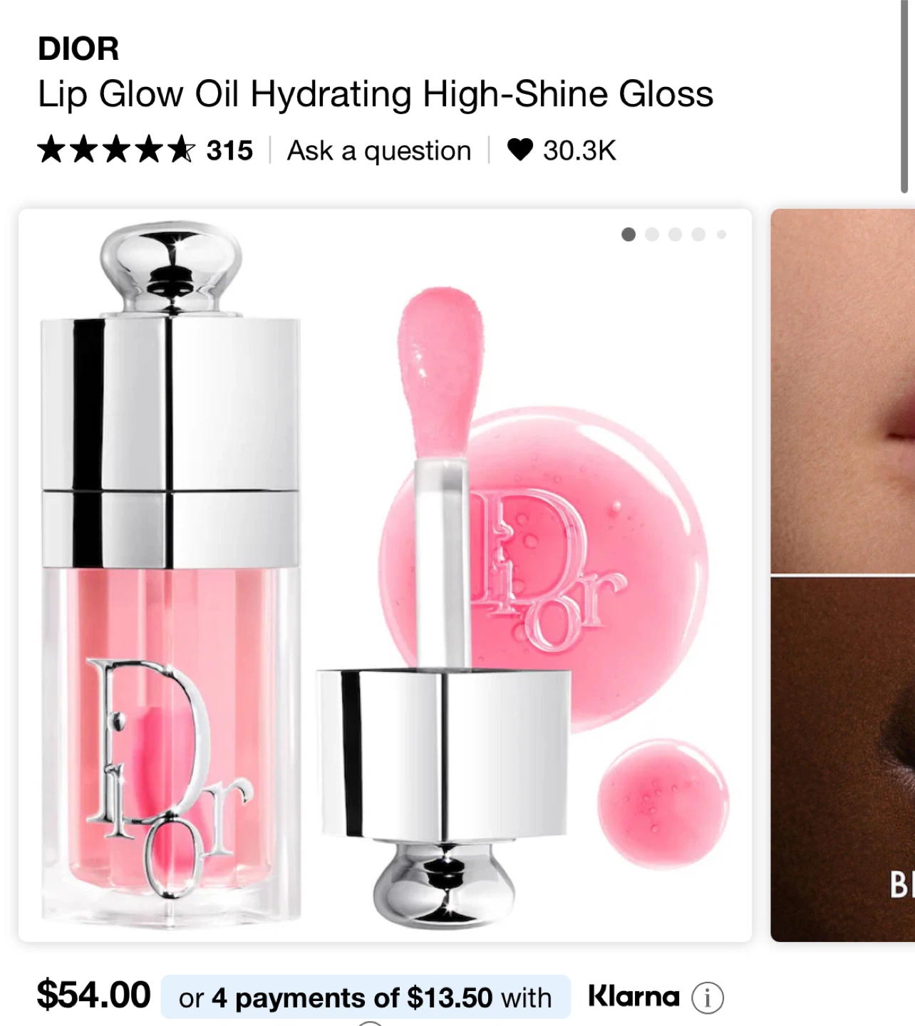 Dior Addict Lip Glow Oil - Raspberry and Pink