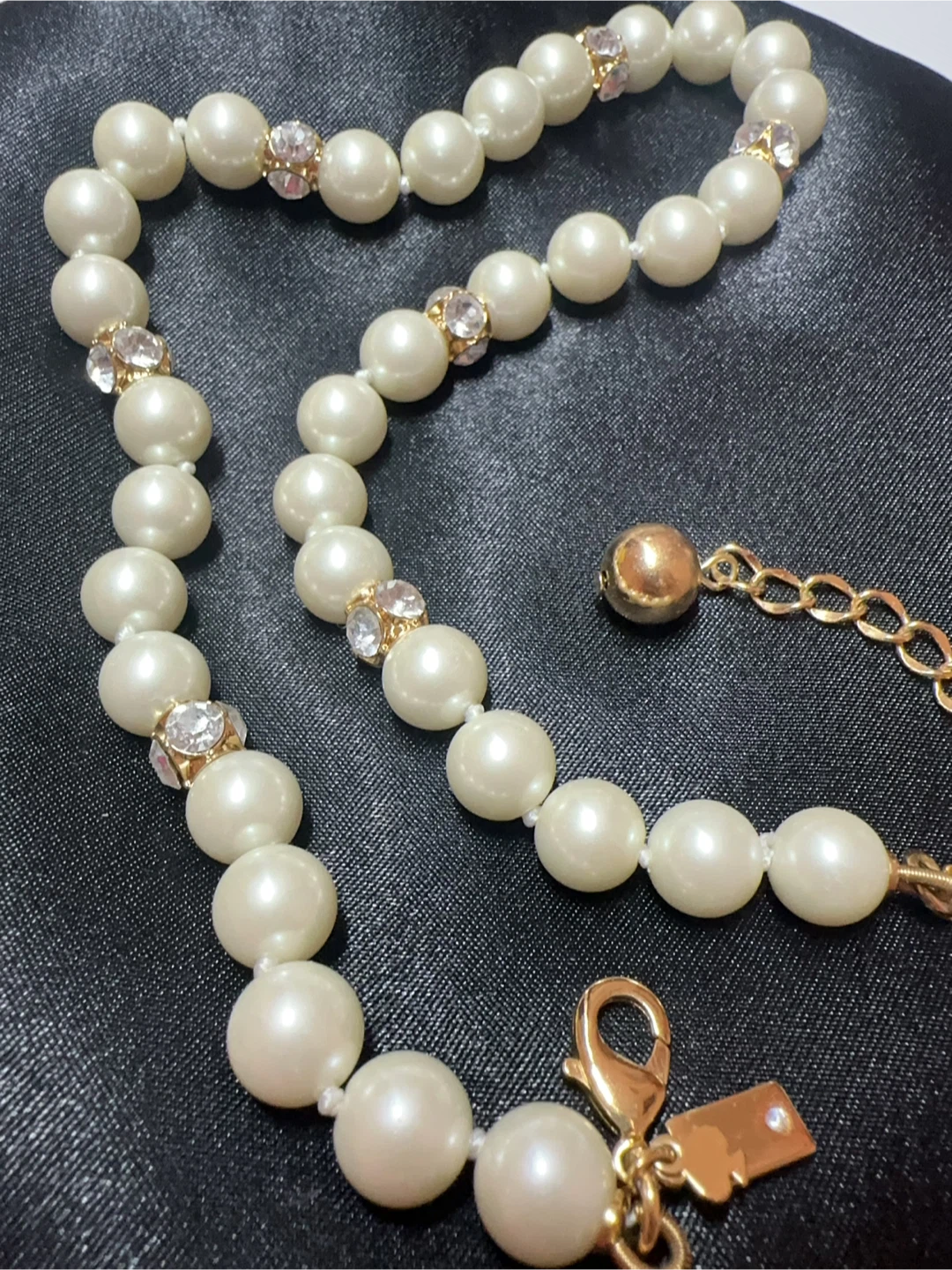 Kate Spade Lady Marmalade Crystall Ball /pearl Necklace - photo 2