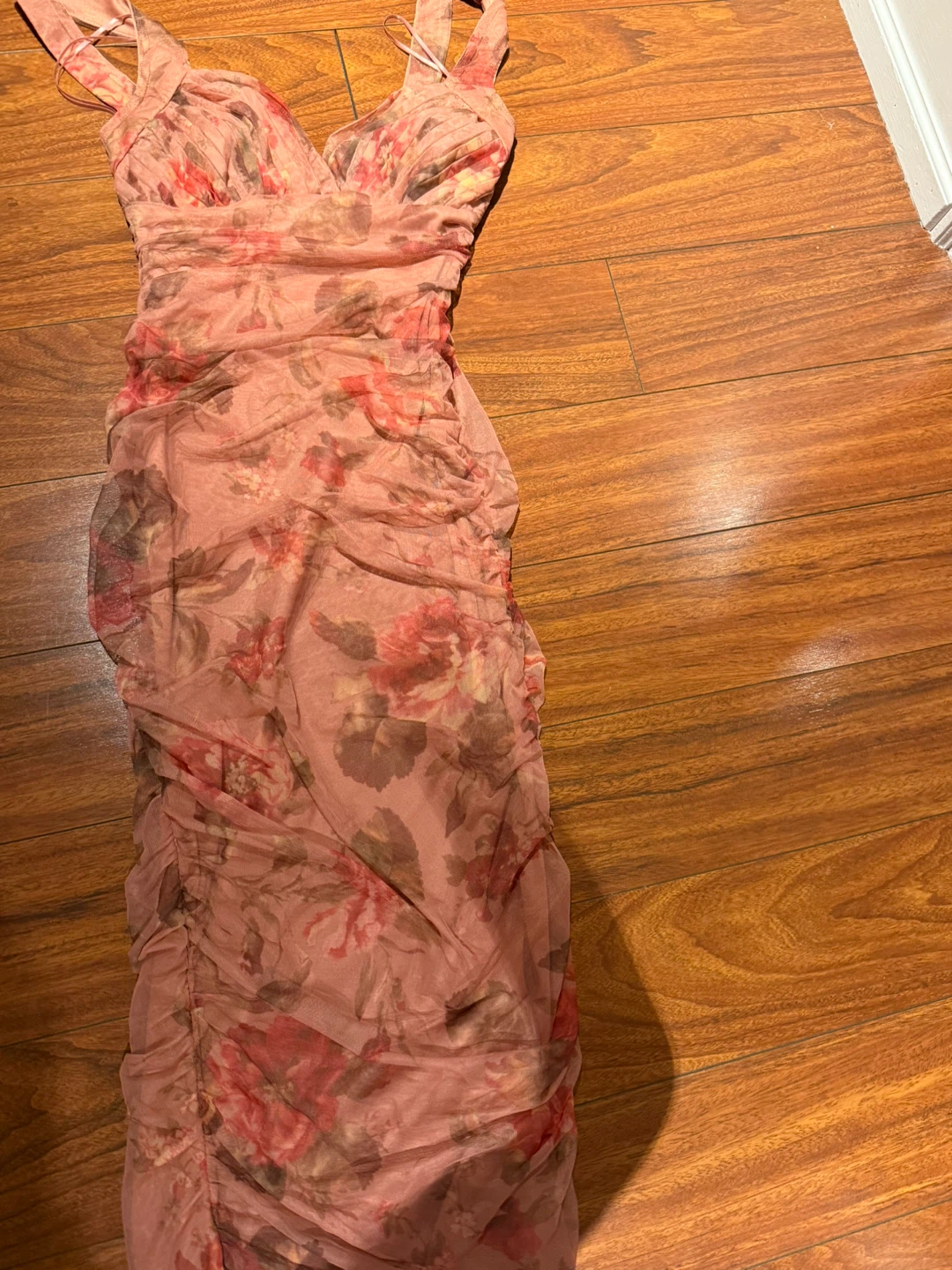 MINDSOR Floral Ruched Dress - photo 2