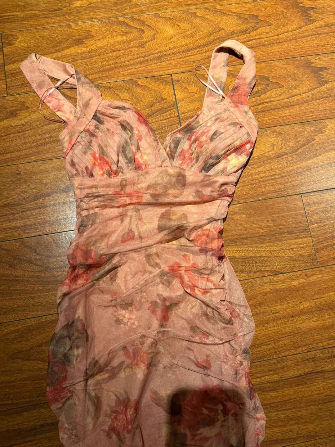 MINDSOR Floral Ruched Dress - photo 3