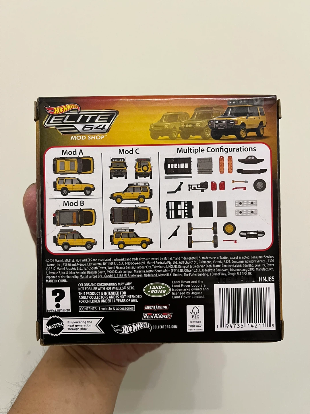 Hot Wheels Elite 64 '94 Land Rover Discovery Mod Shop - photo 2