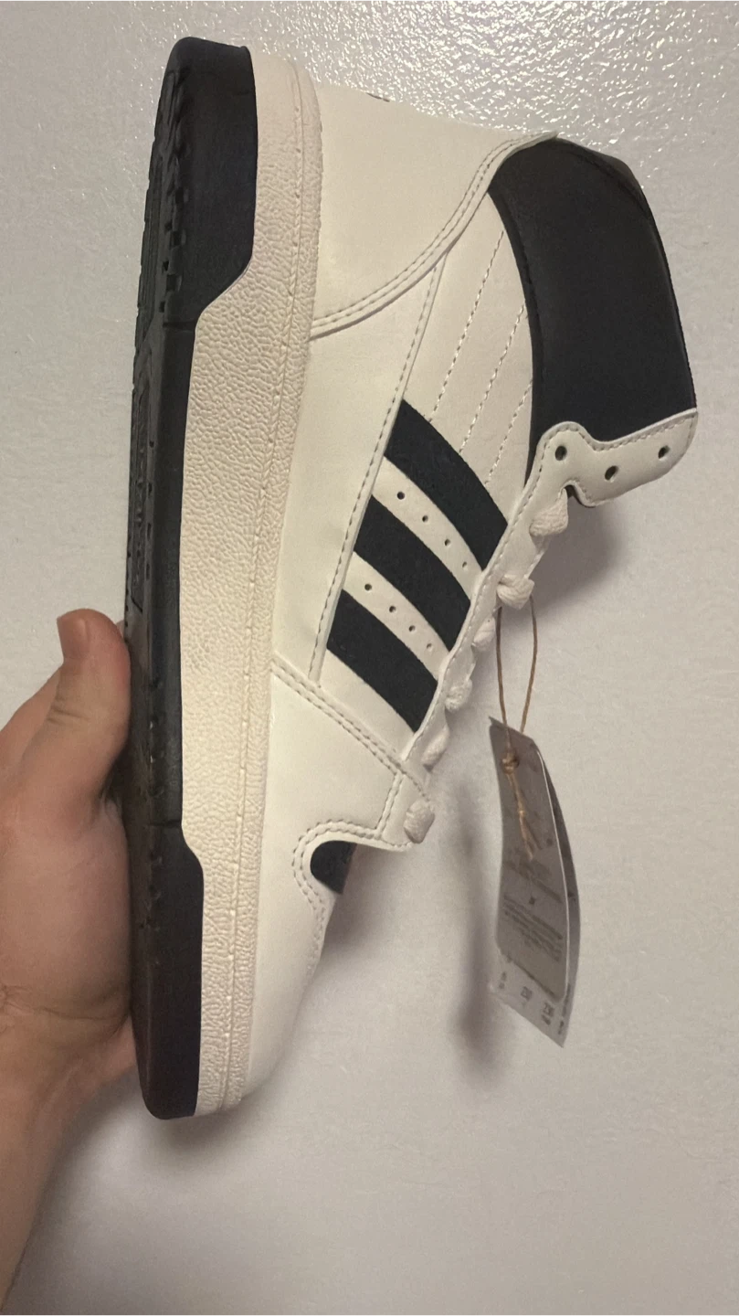 Adidas High Top Sneakers - White & Black - photo 2