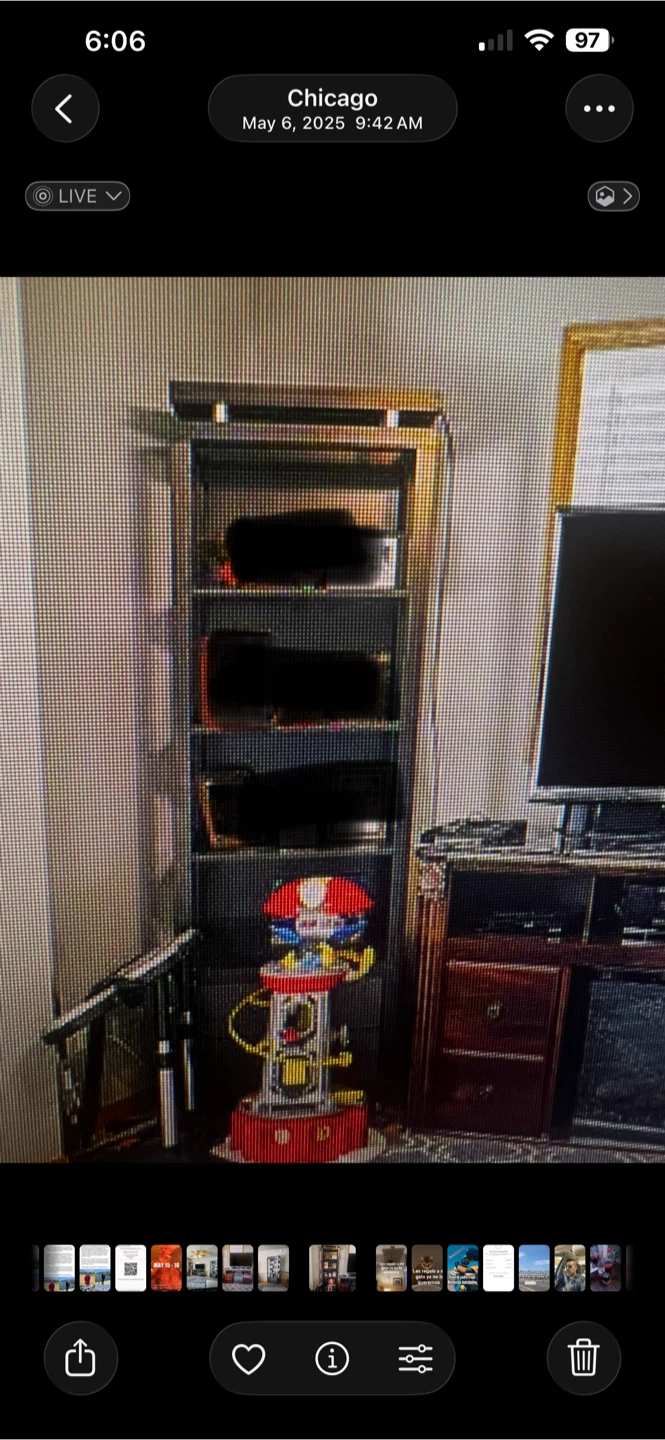 Dark Brown Bookcase with Drawers - photo 2