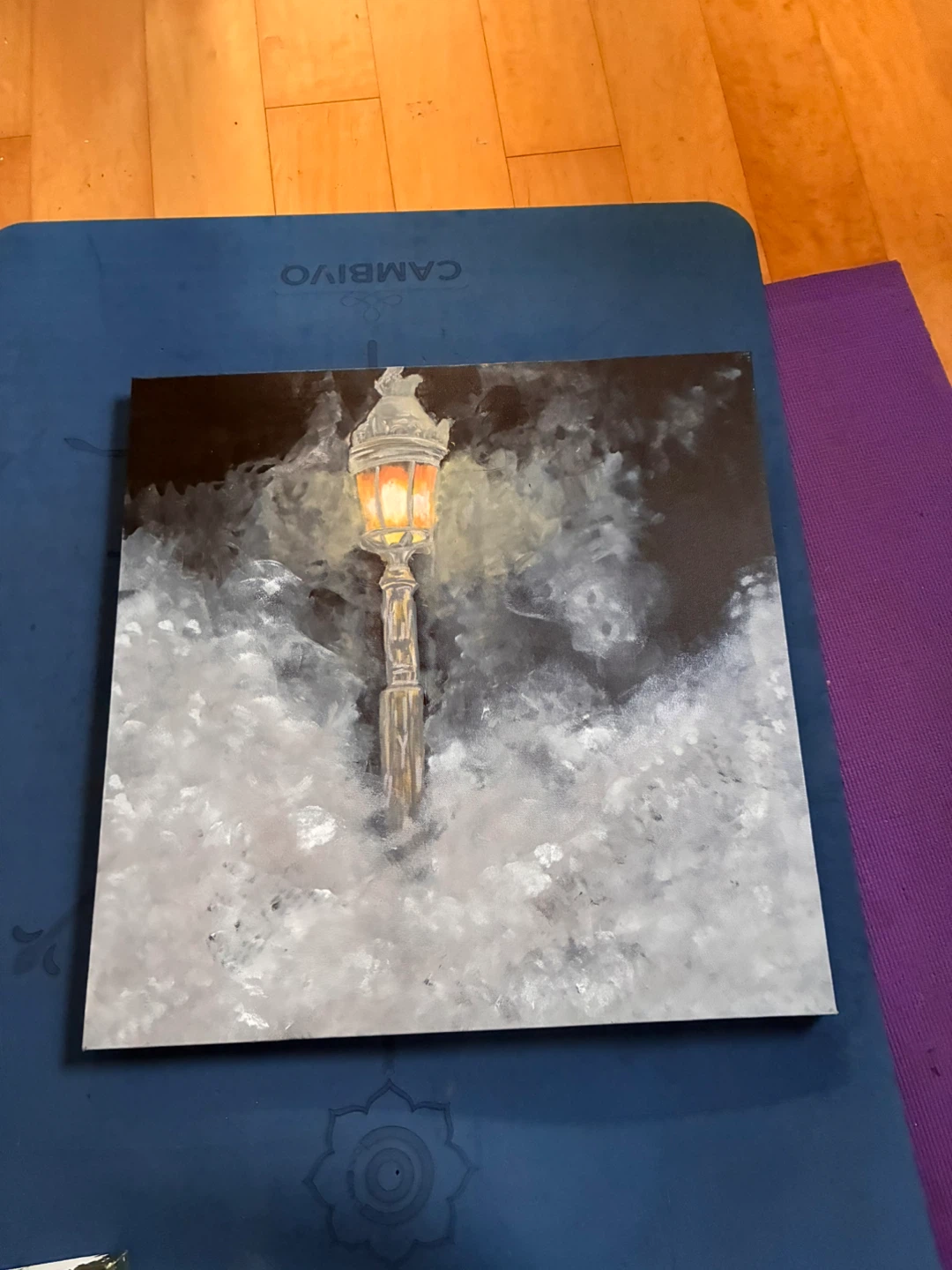Original Painting - Street Lamp