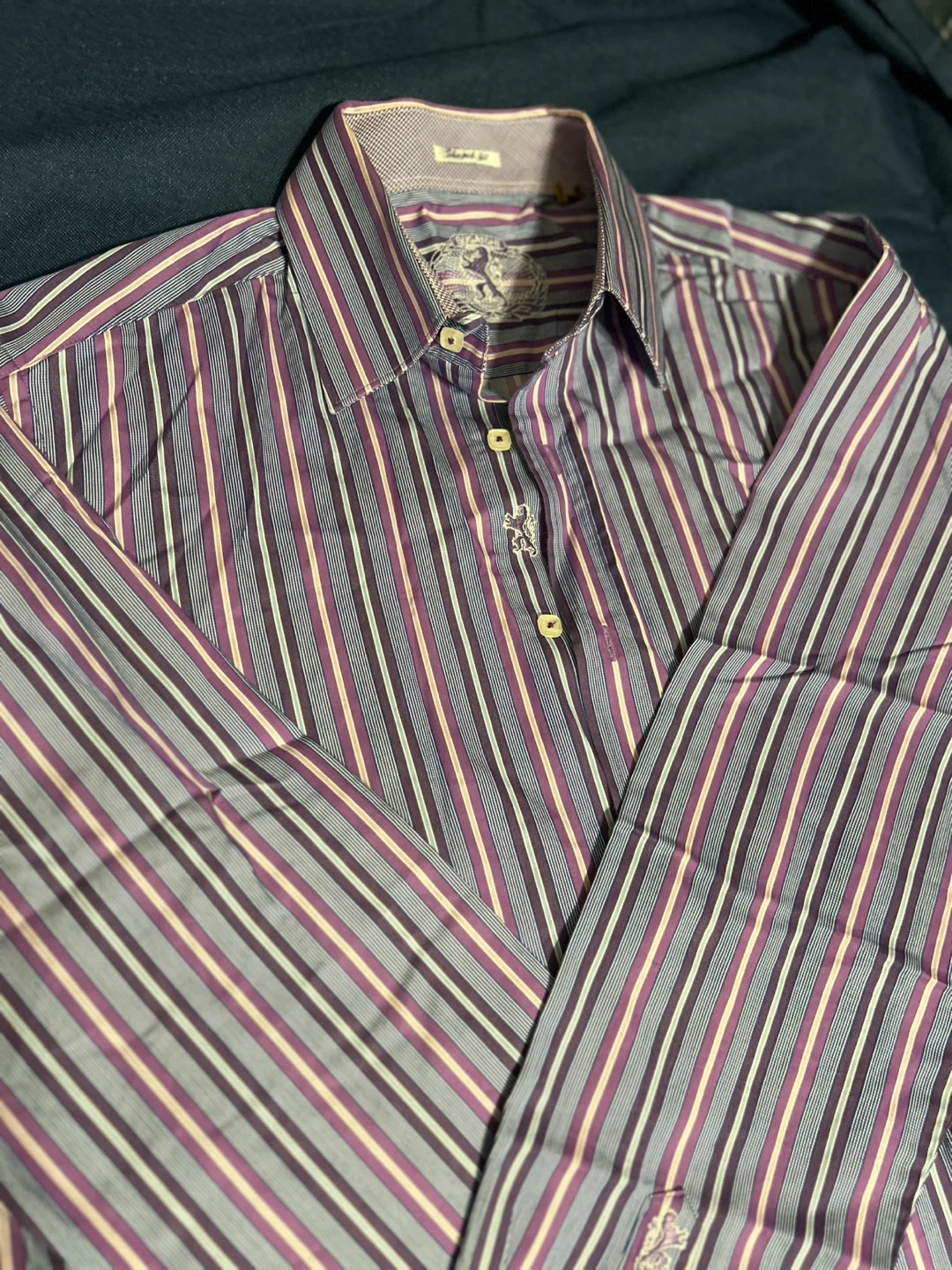 Bugatchi Shaped Fit Striped Shirt - photo 3