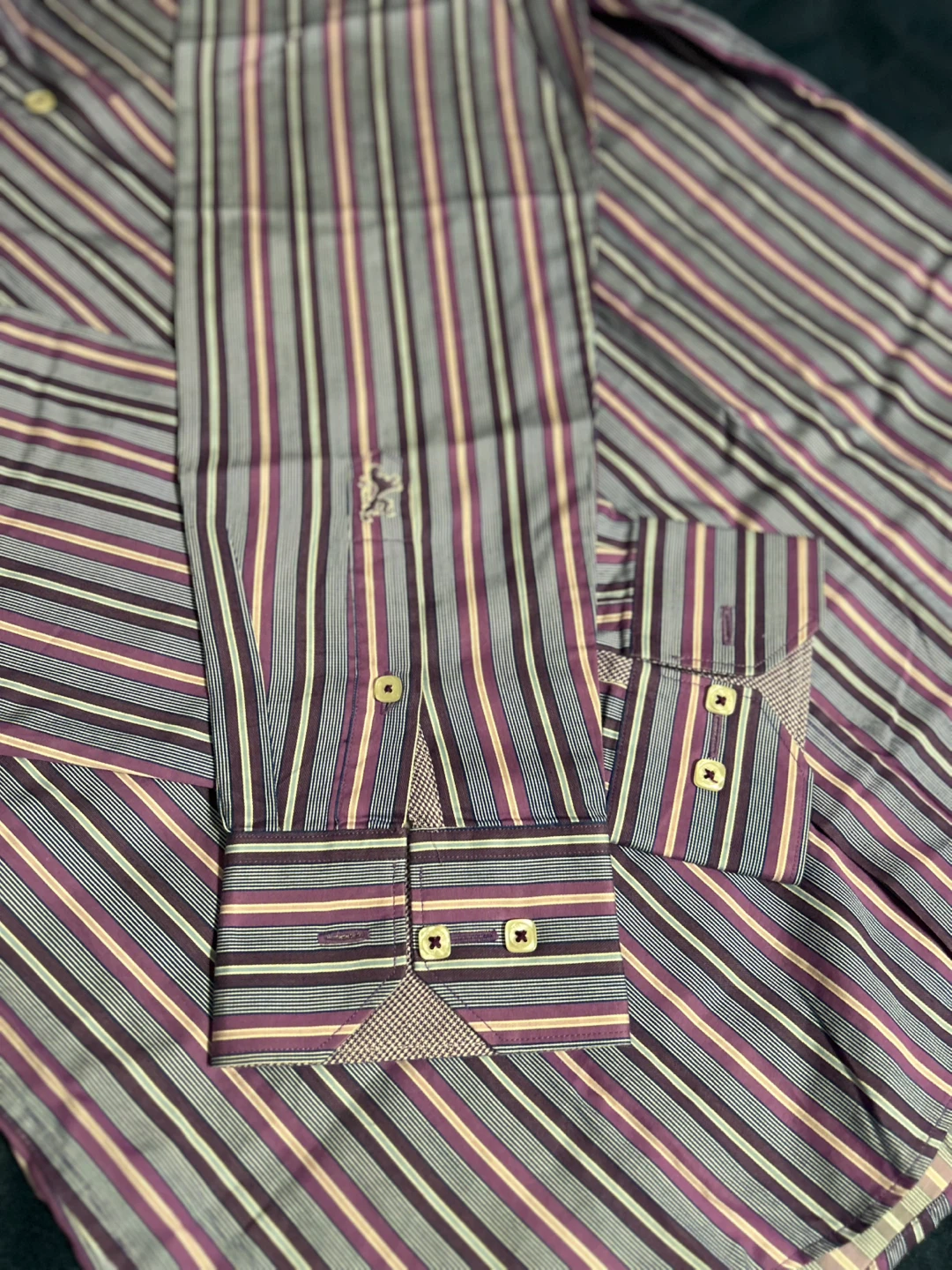 Bugatchi Shaped Fit Striped Shirt - photo 2