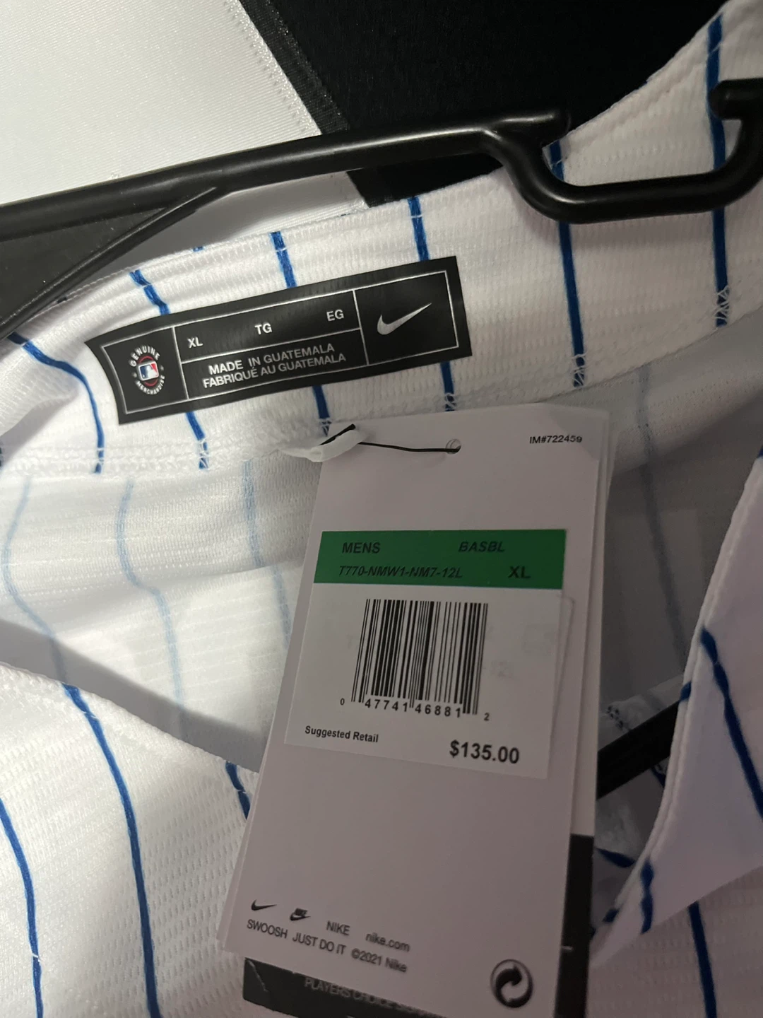 Nike Lindor 12 Mets Baseball Jersey - Men's XL - photo 4