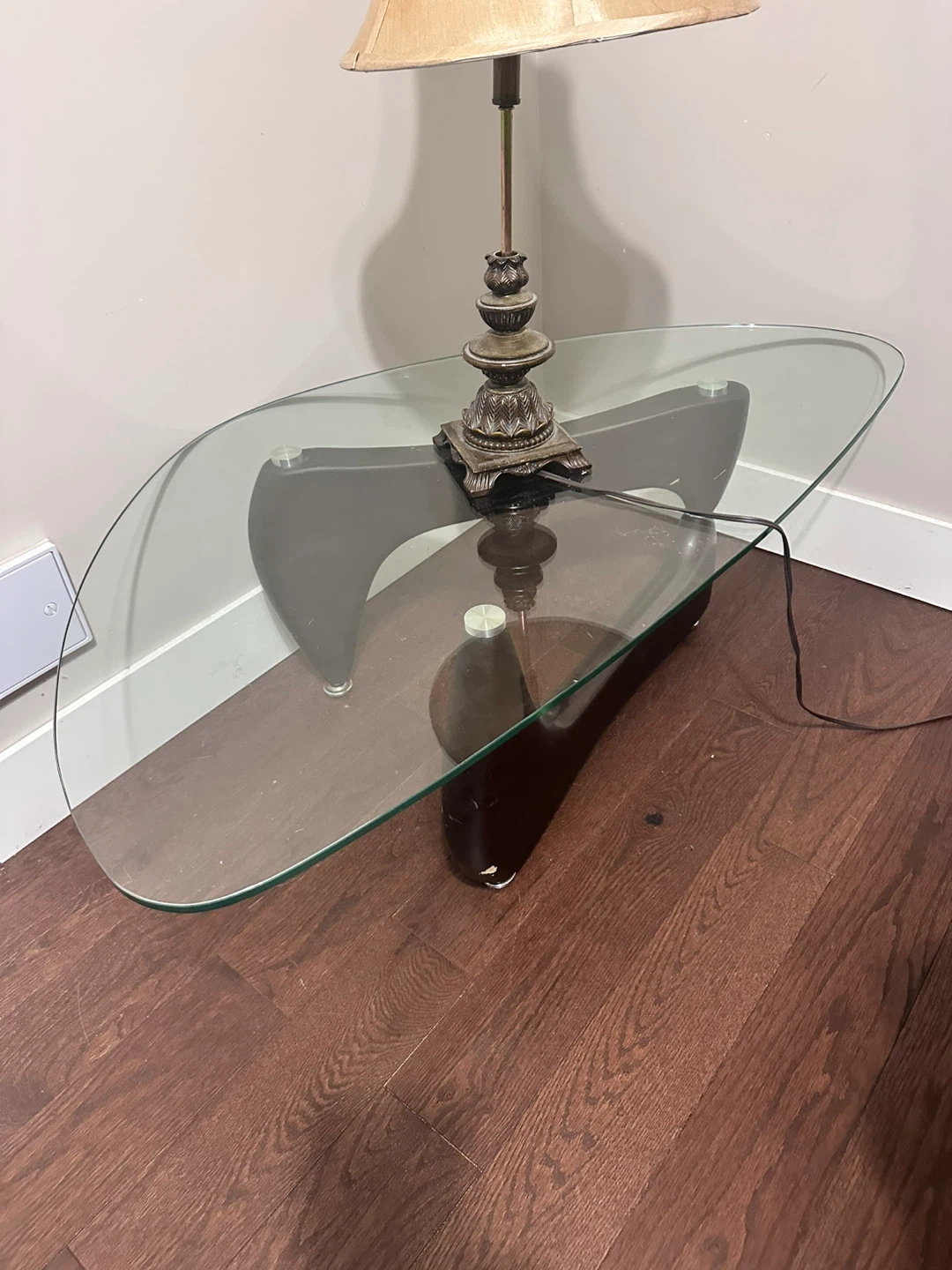 Glass Top Coffee Table - photo 2