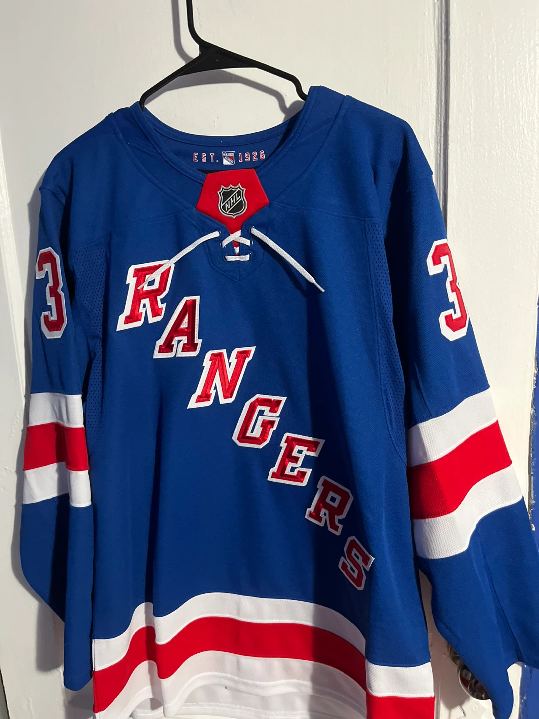 New York Rangers Shesterkin #31 Jersey Size 50