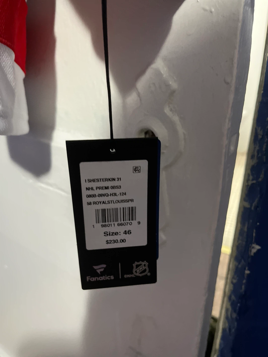 New York Rangers Shesterkin #31 Jersey Size 50 - photo 3