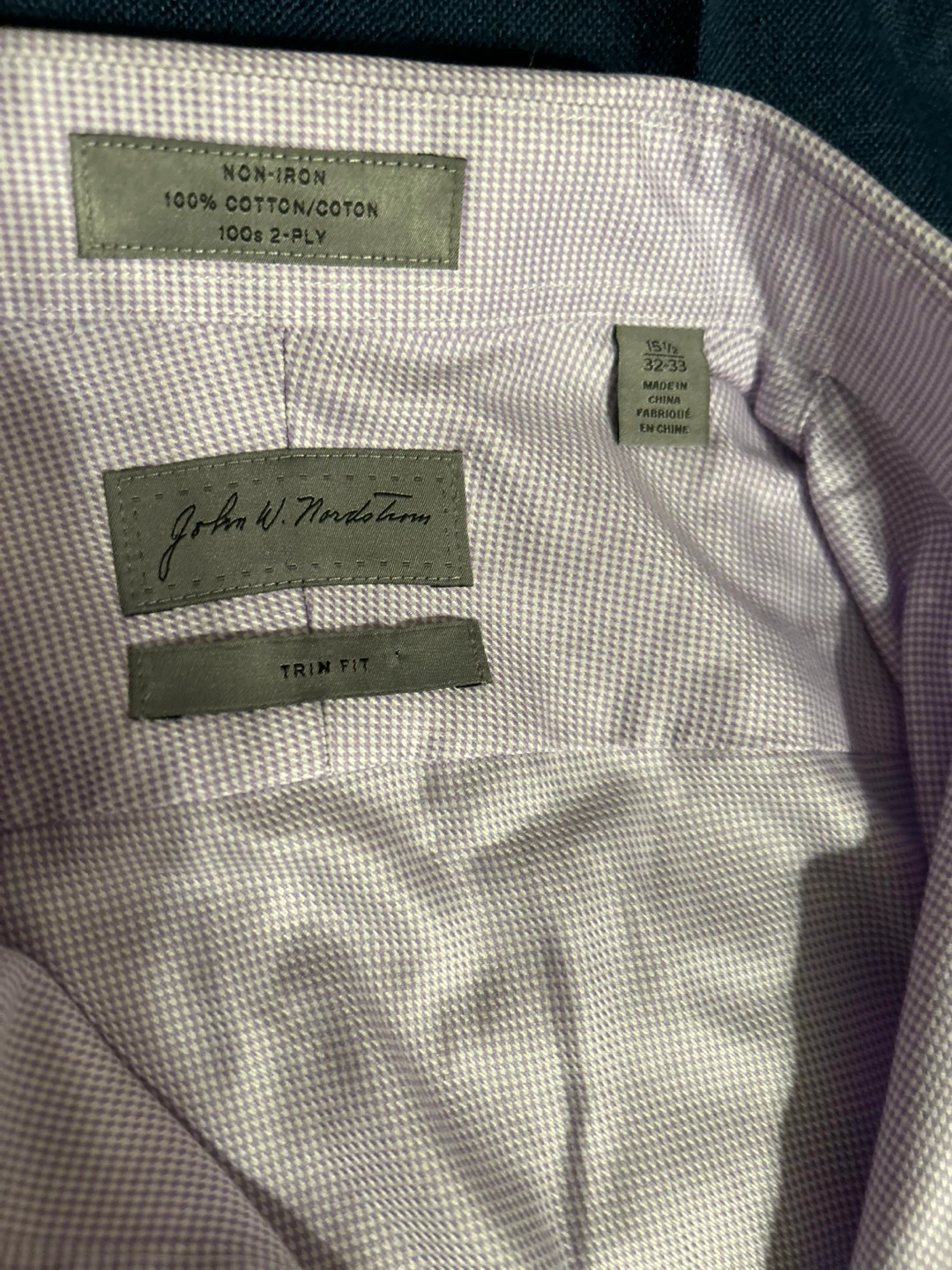 John W. Nordstrom Dress Shirt 16 1/2 32-33 - photo 2