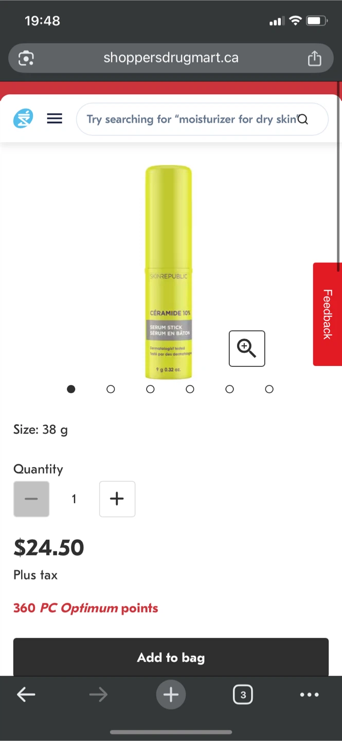 Skin Republic Ceramide 10% Serum Stick - photo 2