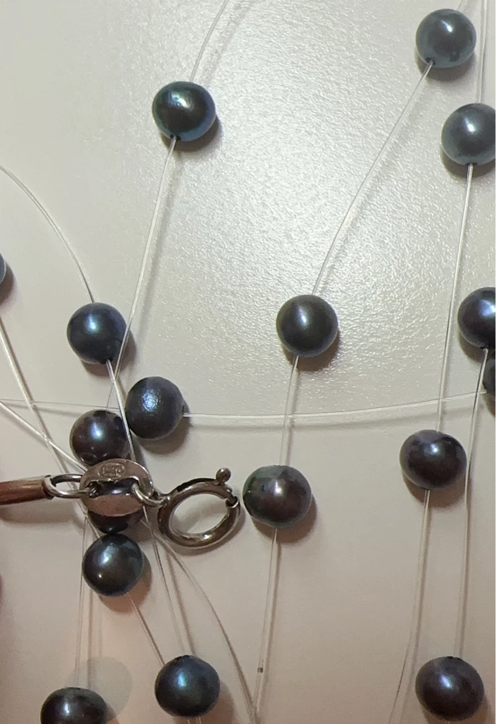 Floating Freshwater Pearl Multi strands Necklace - photo 3